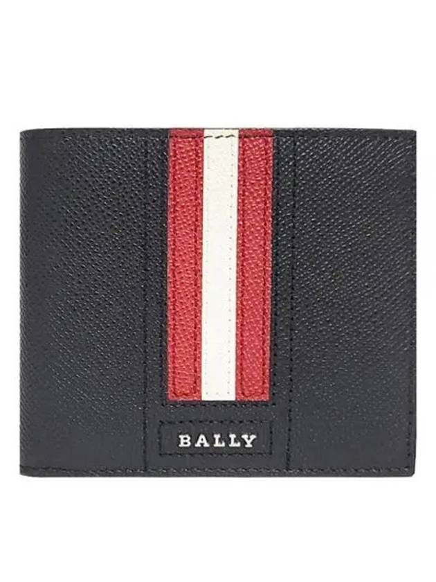 TRASAI logo half wallet black LT F210 1212494 - BALLY - BALAAN 1