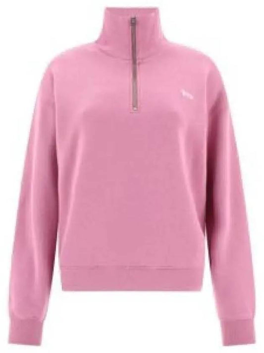 Baby Fox Half Zip Up Sweatshirt Pink - MAISON KITSUNE - BALAAN 2