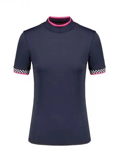 Women's Featherweight Mock Neck Golf Short Sleeve T-Shirt Twilight - G/FORE - BALAAN 2