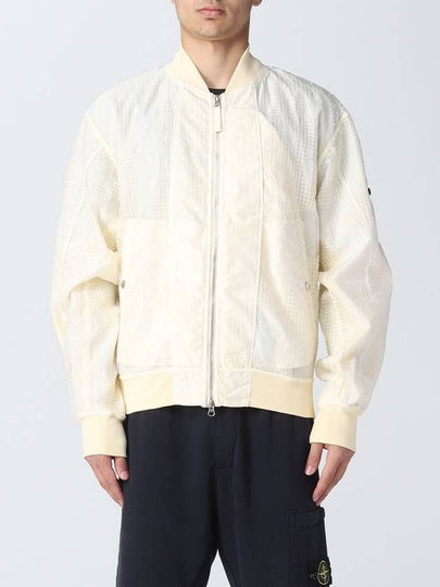 Shadow Project Zipped Bomber Jacket Ivory - STONE ISLAND - BALAAN 2