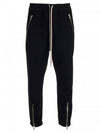 Tecuatl Cotton Track Pants Black - RICK OWENS - BALAAN 1