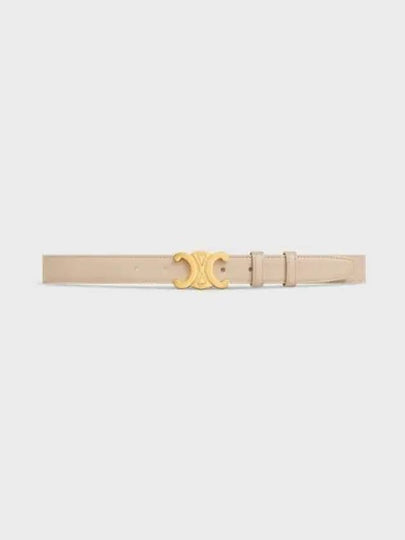 Triomphe Taurillon Medium Leather Belt Nude - CELINE - BALAAN 2