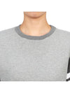 4 Bar Striped Knit Top Grey - THOM BROWNE - BALAAN 6