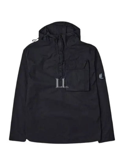 Gabardine Lens Long Sleeve Anorak Black - CP COMPANY - BALAAN 2