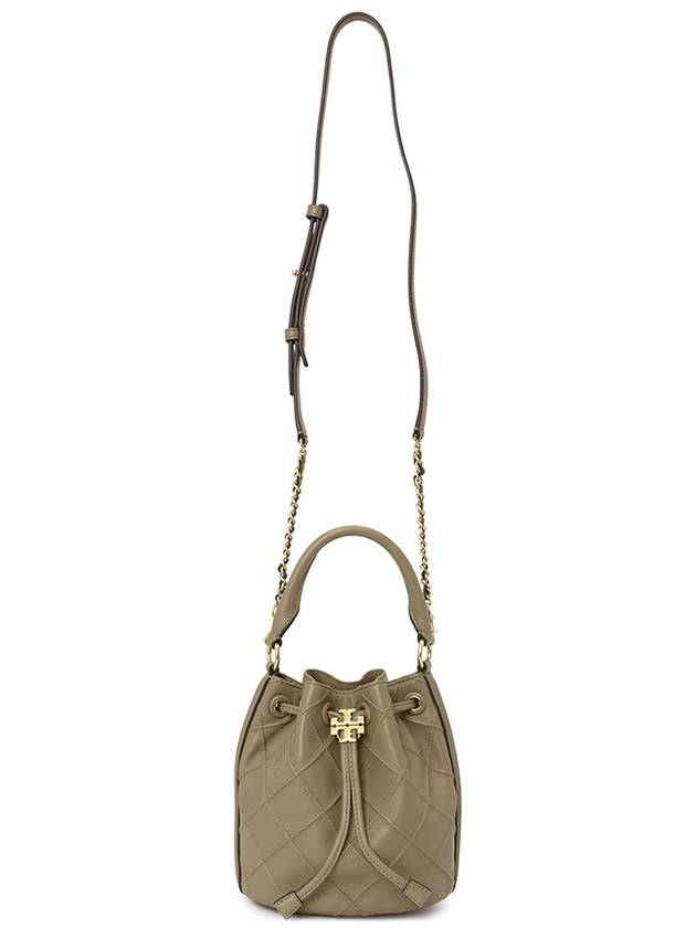 Fleming Soft Bucket Bag Beige - TORY BURCH - BALAAN.