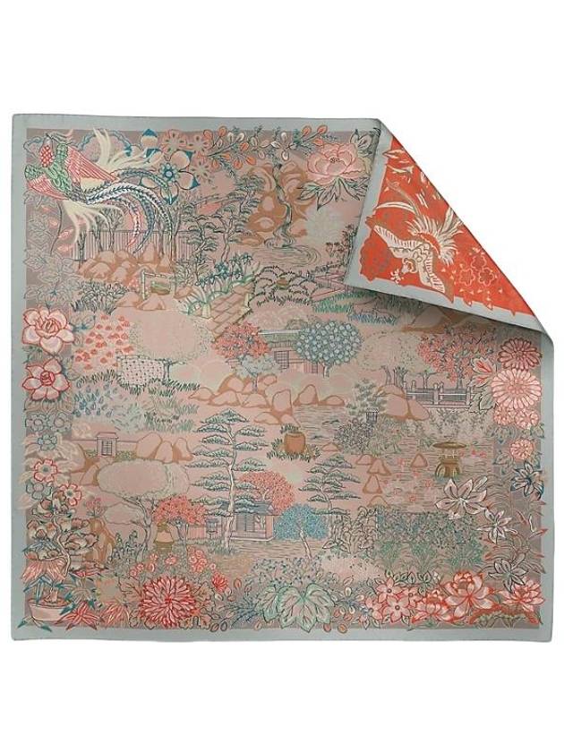 Mille Feuilles de Soie Double Face Sided Women Silk Scarf H904126S 01 - HERMES - BALAAN 1