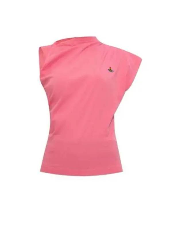 Women's Embroidered Logo Sleeveless Pink - VIVIENNE WESTWOOD - BALAAN 2