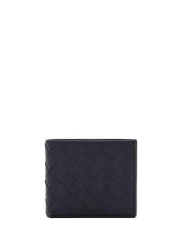 Intrecciato Leather Half Wallet Navy - BOTTEGA VENETA - BALAAN 2