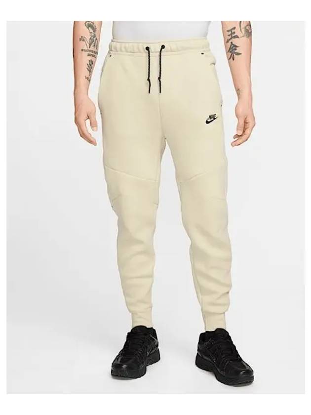 Tech Fleece Jogger Track Pants Light Khaki - NIKE - BALAAN 2