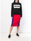 Box Logo Print Sweatshirt Black - MSGM - BALAAN 8