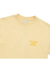 Not From Paris Madame Short Sleeve T-Shirt Light Yellow - DROLE DE MONSIEUR - BALAAN 4