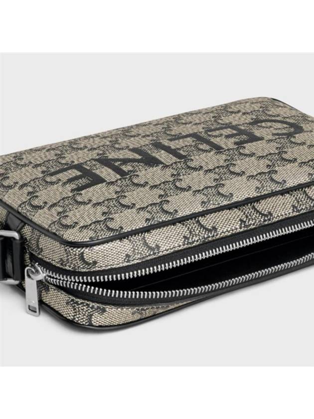 Triomphe Logo Print Medium Messenger Bag Beige - CELINE - BALAAN 6