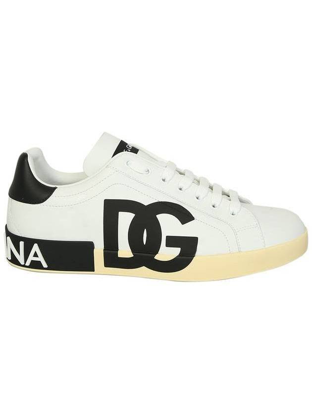 Saint Tropez Calfskin Sneakers White - DOLCE&GABBANA - BALAAN 1