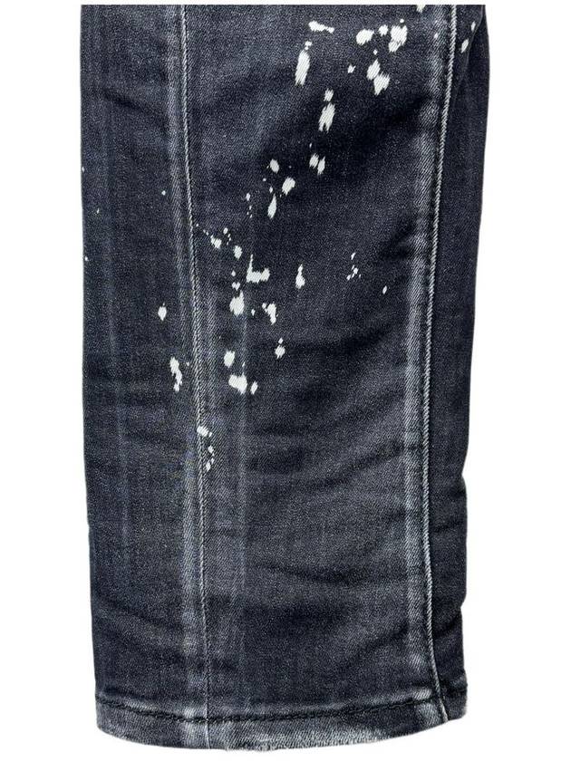 Diamond Studs Wash Tidy Biker Jeans Black - DSQUARED2 - BALAAN 6