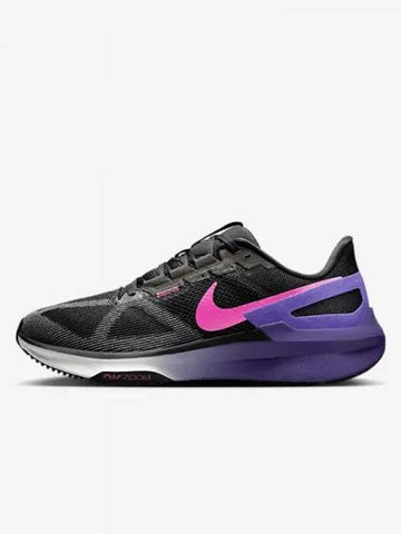 Structure 25 Men s Road Running Shoes Black Anthracite Field Purple Laser Fuchsia DJ7883 010 737990 - NIKE - BALAAN 1