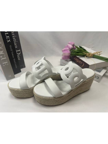 Espadu high heel sandals Idea 30 white EU38 H241230Z - HERMES - BALAAN 1