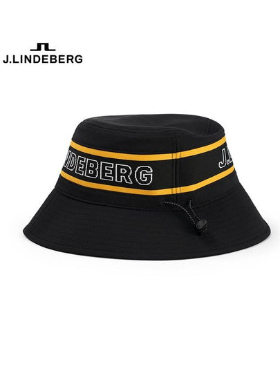 Black Men s Denver Striped Bucket Hat Golf GMAC07058 9999 - J.LINDEBERG - BALAAN 2