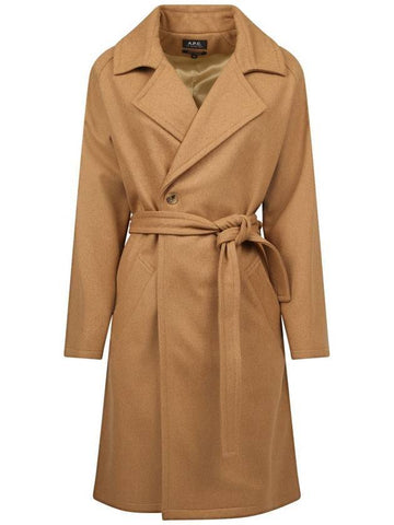 Women's Baker Street Single Coat Brown - A.P.C. - BALAAN 1