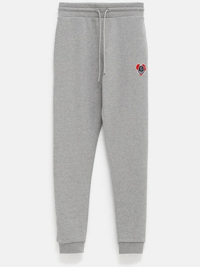 Logo Patch Track Pants Gray - MONCLER - BALAAN 2