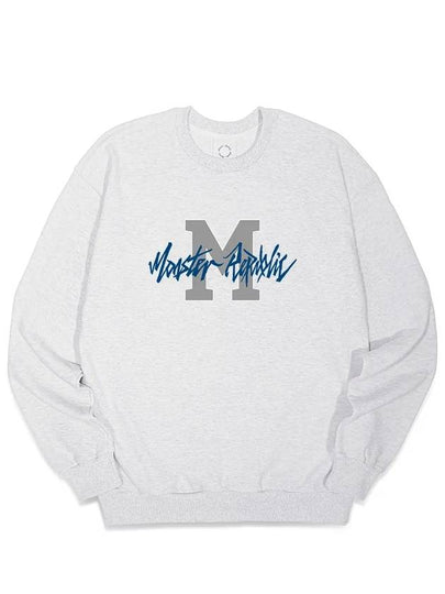 Into Movement Sweatshirt Indigo Blue Melange Grey - MONSTER REPUBLIC - BALAAN 2