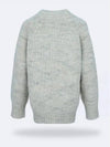 Women's Vertanical Dye Knit Top Pistachio - MAISON MARGIELA - BALAAN.