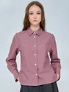 Small check short outer shirt red 0032A - VOYONN - BALAAN 6