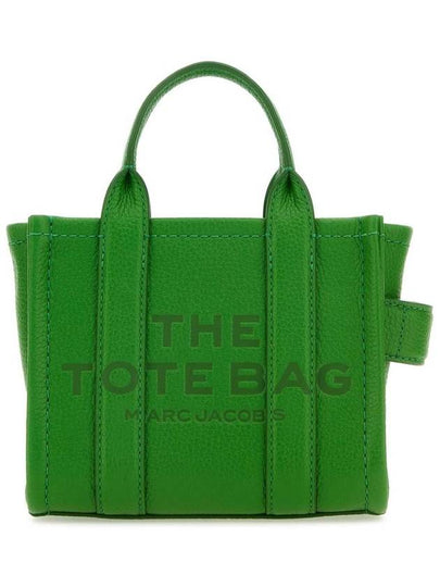 Mini Micro Leather Tote Bag Green - MARC JACOBS - BALAAN 2