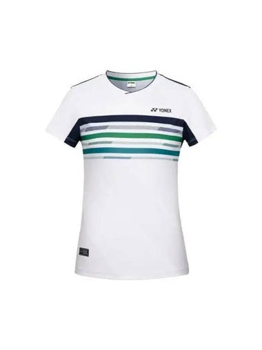 YONEX 243TS018F White Women s Signature Logo Color Gamewear - YOUNESS - BALAAN 1