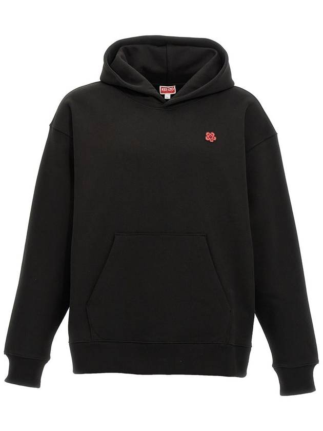 Boke Flower Oversized Hoodie Black - KENZO - BALAAN 2