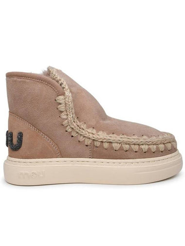 Mou Eskimo Beige Sheepskin Sneakers - MOU - BALAAN 1