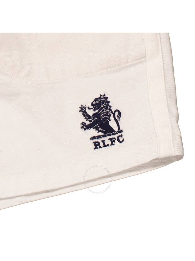 Polo Ralph Lauren White Twill Rugby Shorts, Size Medium - POLO RALPH LAUREN - BALAAN 3