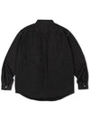 Overfit Logo Denim Shirt Black - DE GRAND MATIN - BALAAN 4