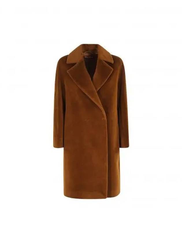 Studio Sydney Alpaca Wool Double Coat Brown - MAX MARA - BALAAN 2