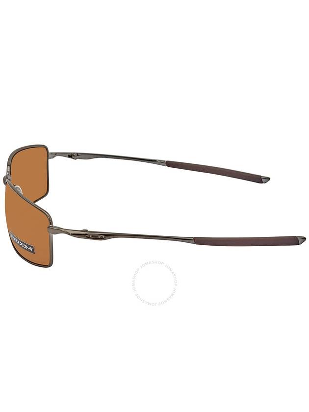 Oakley Square Wire Prizm Tungsten Polarized Rectangular Men's Sunglasses OO4075 407514 60 - OAKLEY - BALAAN 3