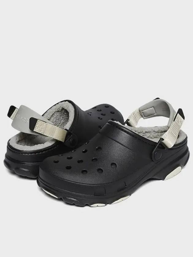 Fur indoor shoes all terrain lined clog black 207936 001 - CROCS - BALAAN 4