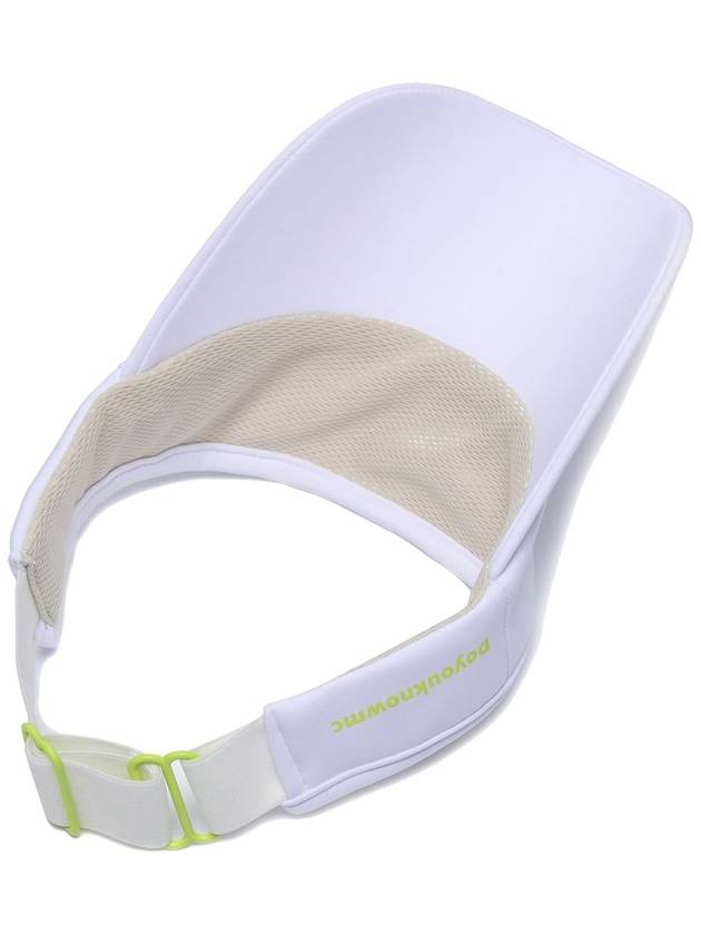 Golf Ice Cool Functional White Lime Back Banding Visor DO9222AC70 - DOYOUKNOWMC GOLF WEAR - BALAAN 5