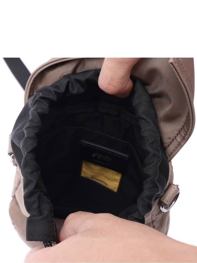 mini Econyl cross backpack - FENDI - BALAAN.