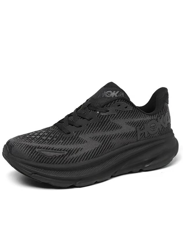 Clifton 9 Low Top Sneakers Black - HOKA ONE ONE - BALAAN 4