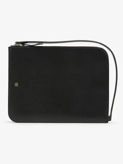 Logo Slim Leather Tote Bag Black - TOTEME - BALAAN 2