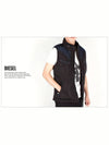 Men WEMIL denim washing color combination vest 900 - DIESEL - BALAAN 3