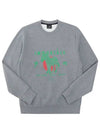 Zebra Graphic Print Organic Cotton Sweatshirt Grey - PAUL SMITH - BALAAN 2