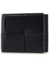 Intrecciato Cassette Half Wallet Black - BOTTEGA VENETA - BALAAN 2