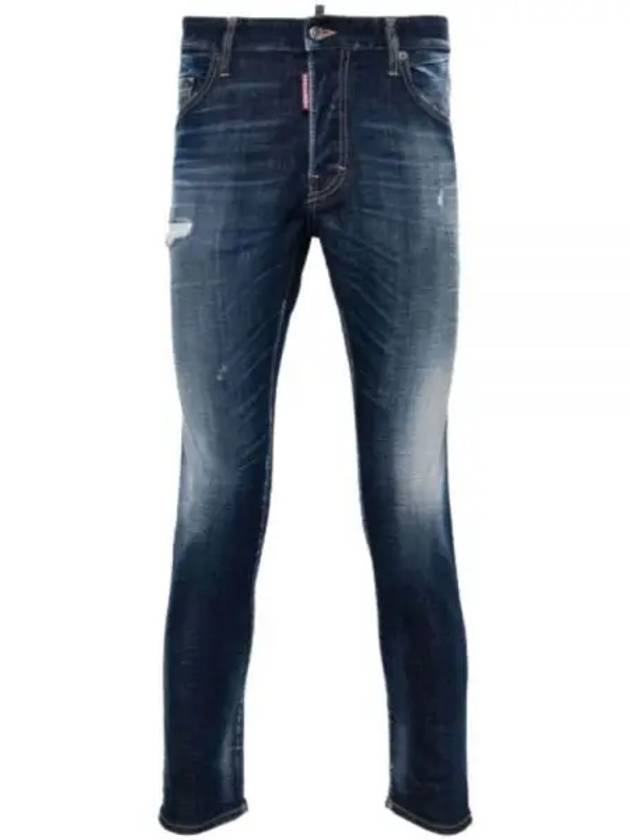 Skater Skinny Cut Jeans Blue - DSQUARED2 - BALAAN 2