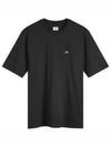 CP Company Logo Print Jersey Short Sleeve T Shirt Black 17CMTS030A005100W999 - CP COMPANY - BALAAN 2