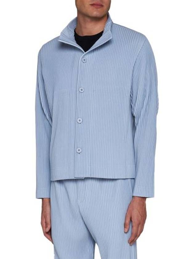 Pleated Jacket Blue - ISSEY MIYAKE - BALAAN 3