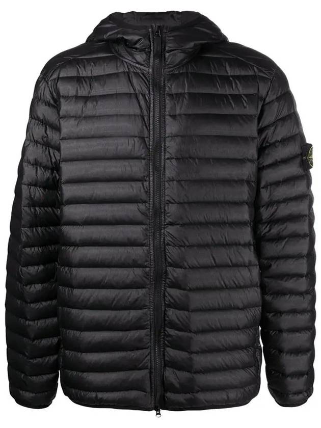 Loom Woven Chambers R-Nylon Down-TC Packable Jacket Black - STONE ISLAND - BALAAN 2