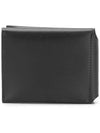 Tri-Fold Logo 3-Fold Card Wallet Black - ACNE STUDIOS - BALAAN 4