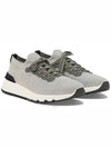 Knit Running Sneakers Grey - BRUNELLO CUCINELLI - BALAAN 3