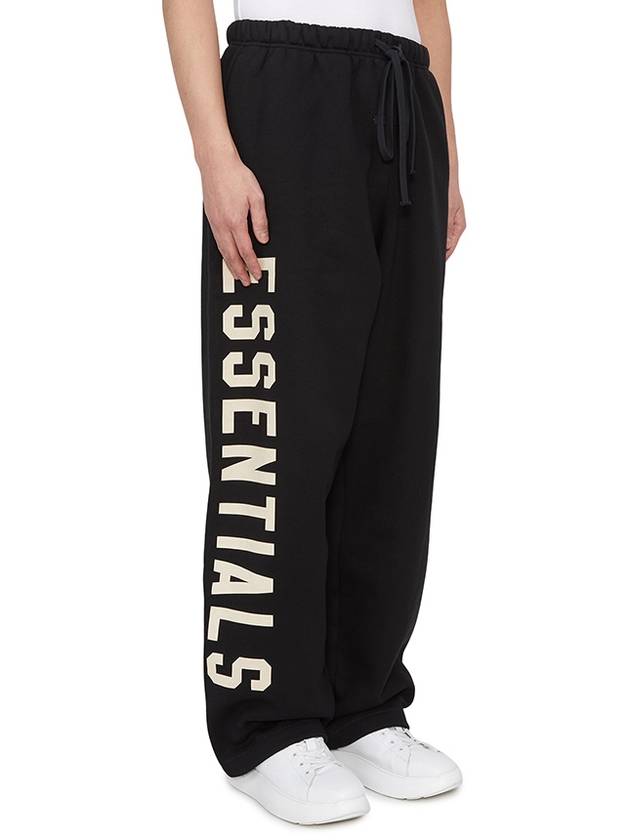 Fleece Relaxed Track Pants Black - FEAR OF GOD - BALAAN 3