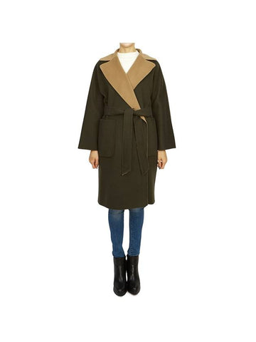 Reversible Single Coat Green - MAX MARA - BALAAN 1